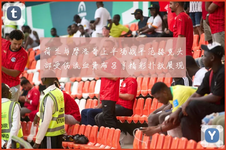 荷兰与摩洛哥上半场战平范赫克头部受伤流血费布吕亨精彩扑救展现实力